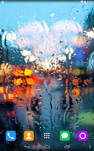 Rain On Window Live Wallpaper