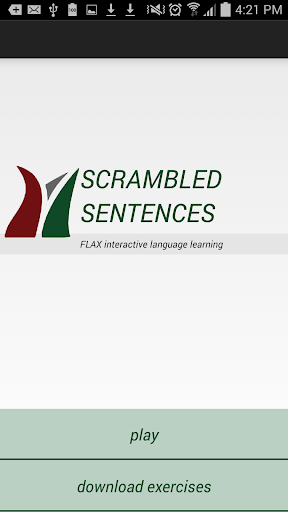 FLAX Scrambled Sentences