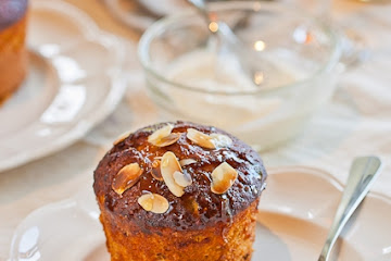 Roasted Apricot, Vanilla & Quinoa Cakes