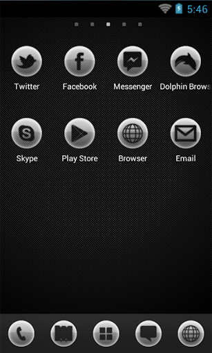 Simple Glass Go Launcher Free