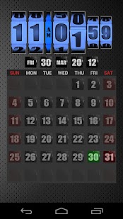 Free Download 3D Rolling Clock BLUE APK