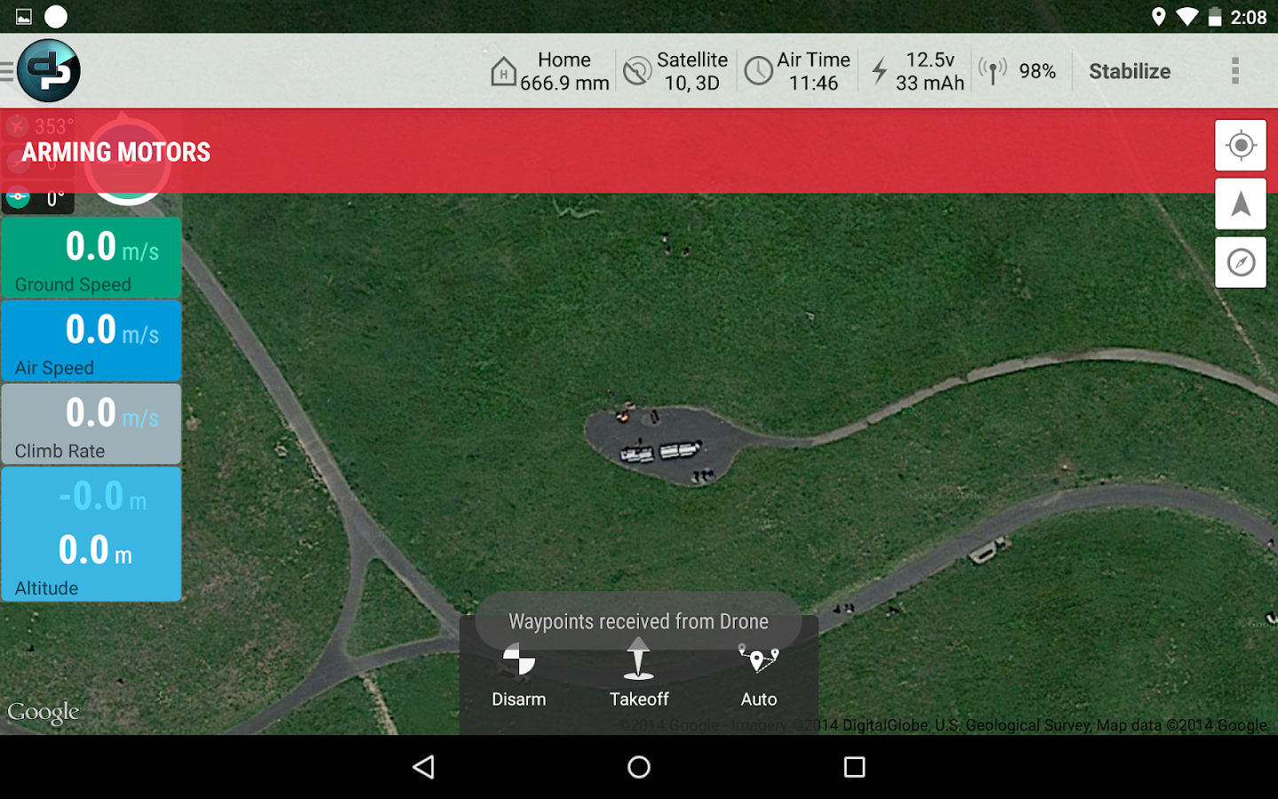   DroidPlanner 2 – Capture d'écran 