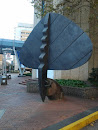 Standard Bank Leaf Sculpture
