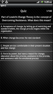 SPHR PHR 100 Questions app Screenshots 5