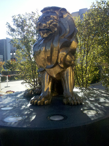 MGM Lion Statue