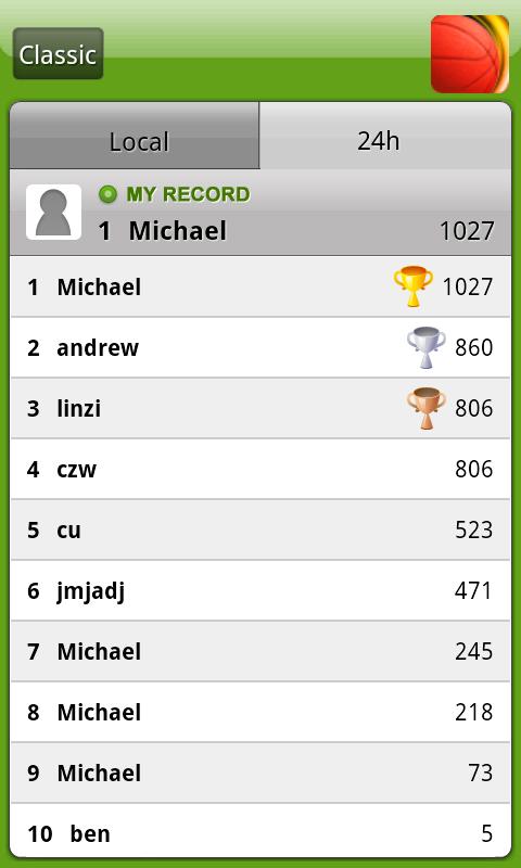 Basketball Shot Android