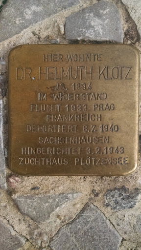 Stolperstein Dr. Klotz