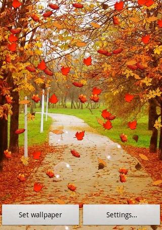 Autumn Pro Live Wallpaper Screen 3