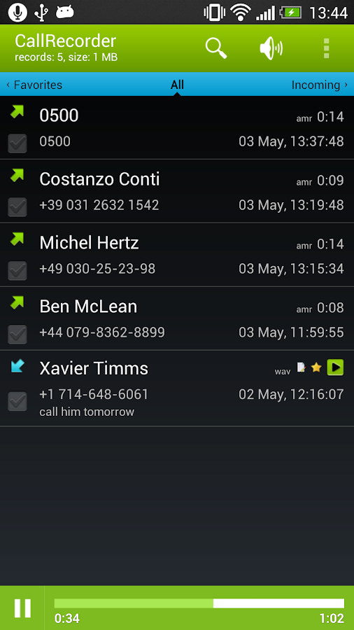 Call Recorder - screenshot