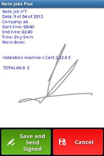 Signed Jobs Management - screenshot thumbnail
