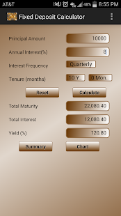 Fixed Deposit Calculator Screenshots 1