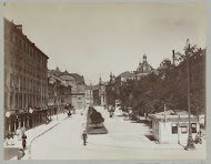 Gezicht op de Promenadeplatz te München