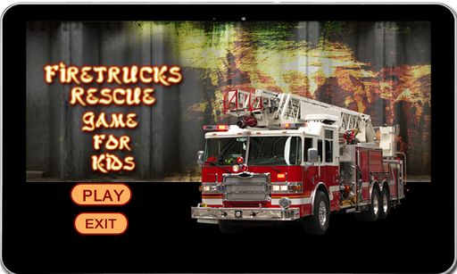 Firetruck rescue game for kids