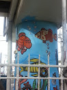 Subangdaku Flyover West Column Underwater Art