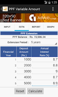 PPF Calculator - India Screenshots 4