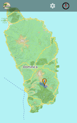 DOMINICA travel map