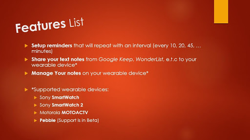 Notes Reminders Smartwatch
