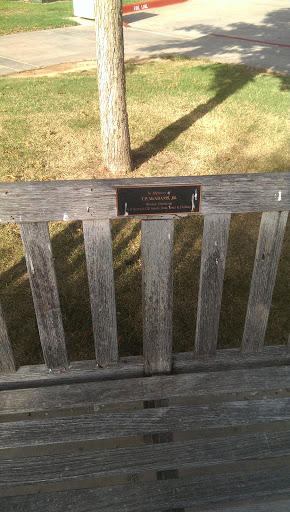 T.P. McAdams, Jr. Memorial Bench