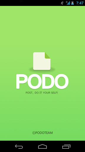 PODO : Post and Do it Beta