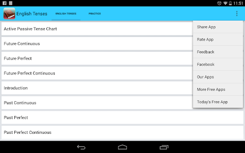 English Tenses - screenshot thumbnail