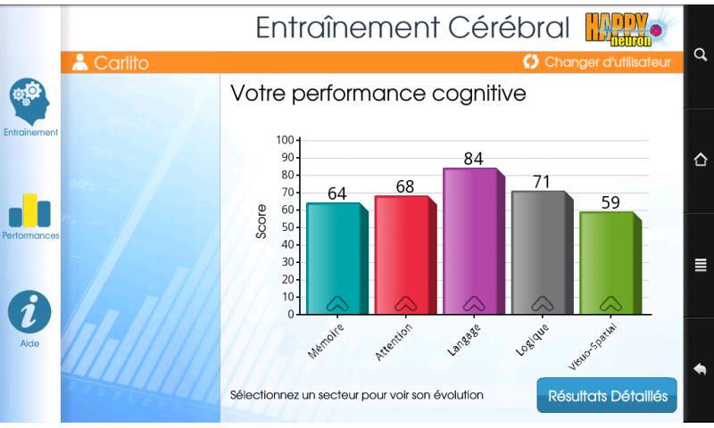 Mon Entraînement Cérébral Screen 3