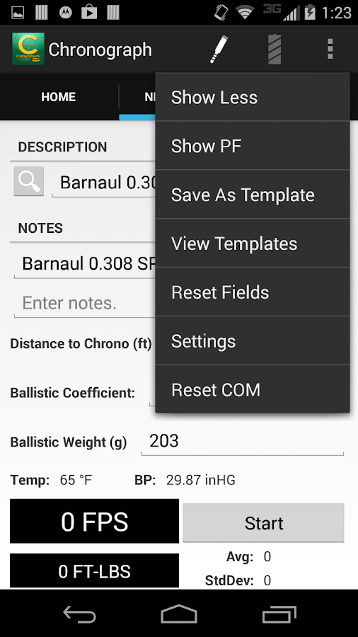 Caldwell Ballistic Chronograph Android Apps on Google Play