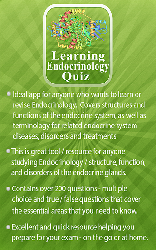 【免費教育App】Learning Endocrinology Quiz-APP點子