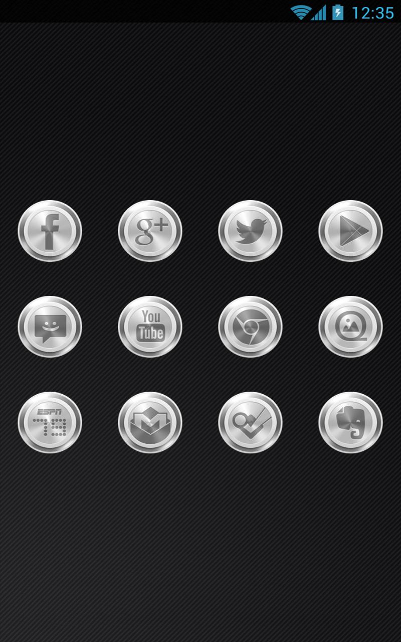 Light Metal - Icon Pack Screen 2
