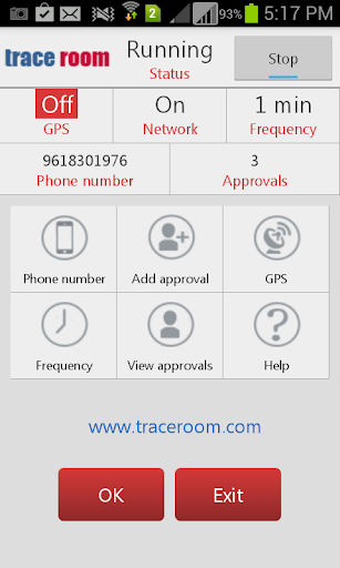 Traceroom Tracing App