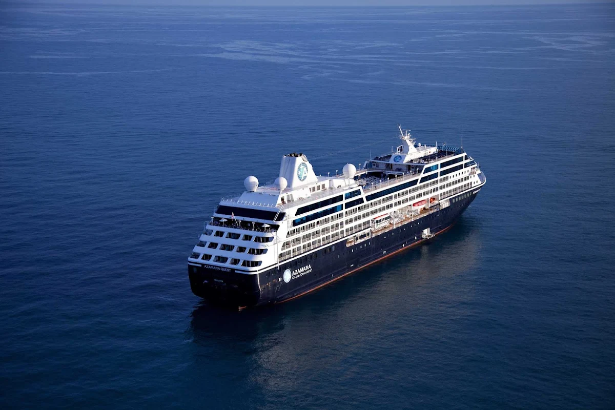 Azamara-Quest-Monte-Carlo-stern - Azamara Quest sails to the Mediterranean, Black Sea, Northern and Western Europe, West Indies, Asia, Australia, New Zealand and the Pacific.  