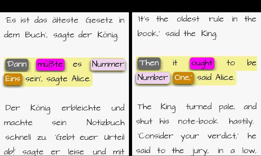 【免費書籍App】Alice in Wonderland engl/germ-APP點子