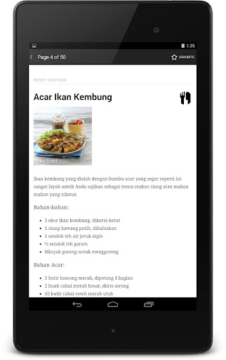 【免費書籍App】Resep Seafood-APP點子