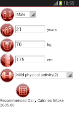 daily calorie calculator free poster 3