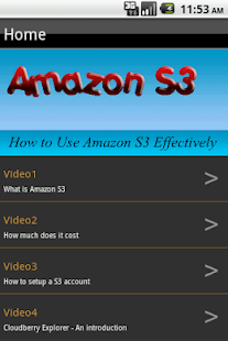 Free Amazon S3 How To Training APK
