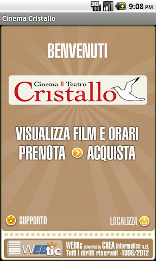Webtic Cristallo Cinema