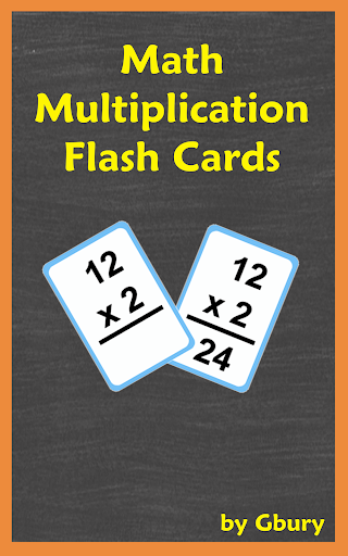 Math Multiplication FlashCards