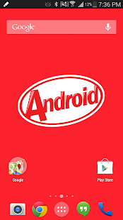 Android 4.4 Kitkat Theme - screenshot thumbnail