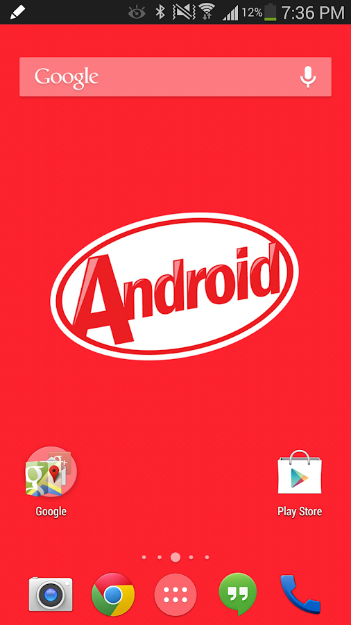 Android 4.4 Kitkat Theme - screenshot