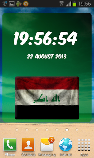 Iraq Digital Clock