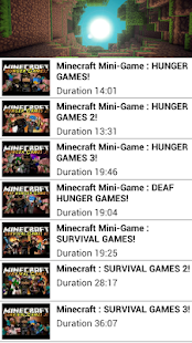 Hunger Minecraft Game Show