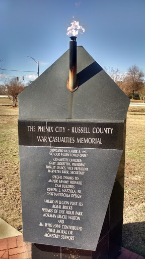 Phenix City War Casualties Memorial