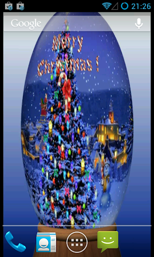 Christmas Globe Live Wallpaper