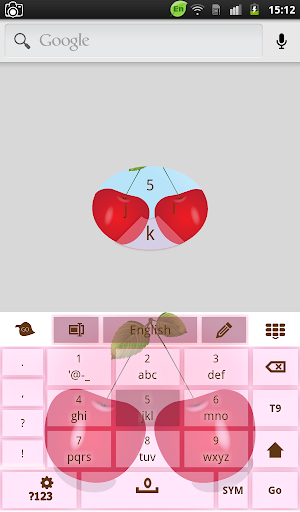 【免費個人化App】Red Cherries Keyboard-APP點子