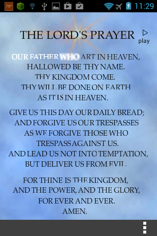 The Lord's Prayer Anointed