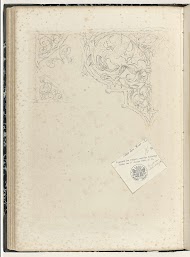 Rand van takken met bladeren; stempel van Rotterdam