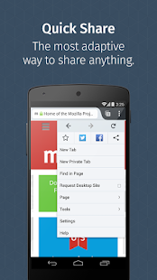 Firefox Browser for Android - screenshot thumbnail