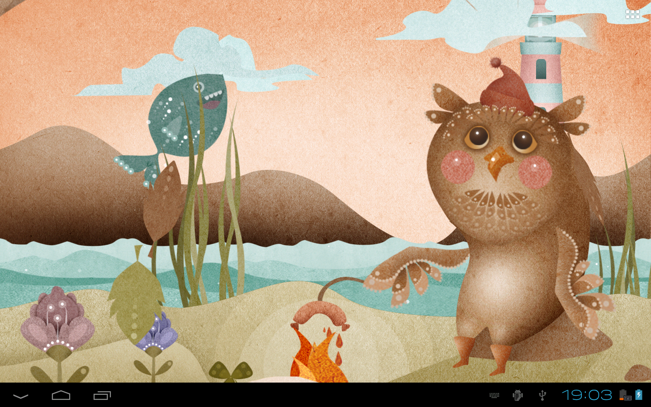 Cute Autumn Owl LWP Apl Android Di Google Play
