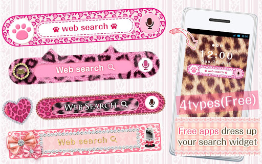 Kawaii Widget Pink Leopard