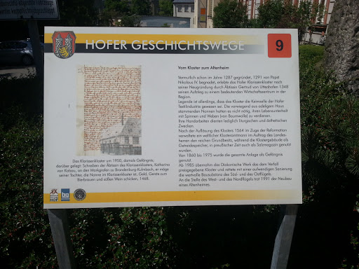 Hofer Geschichtswege 9 - Vom Kloster zum Altenheim