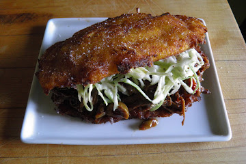 Pabellon Criollo on Crispy Fried Plantains